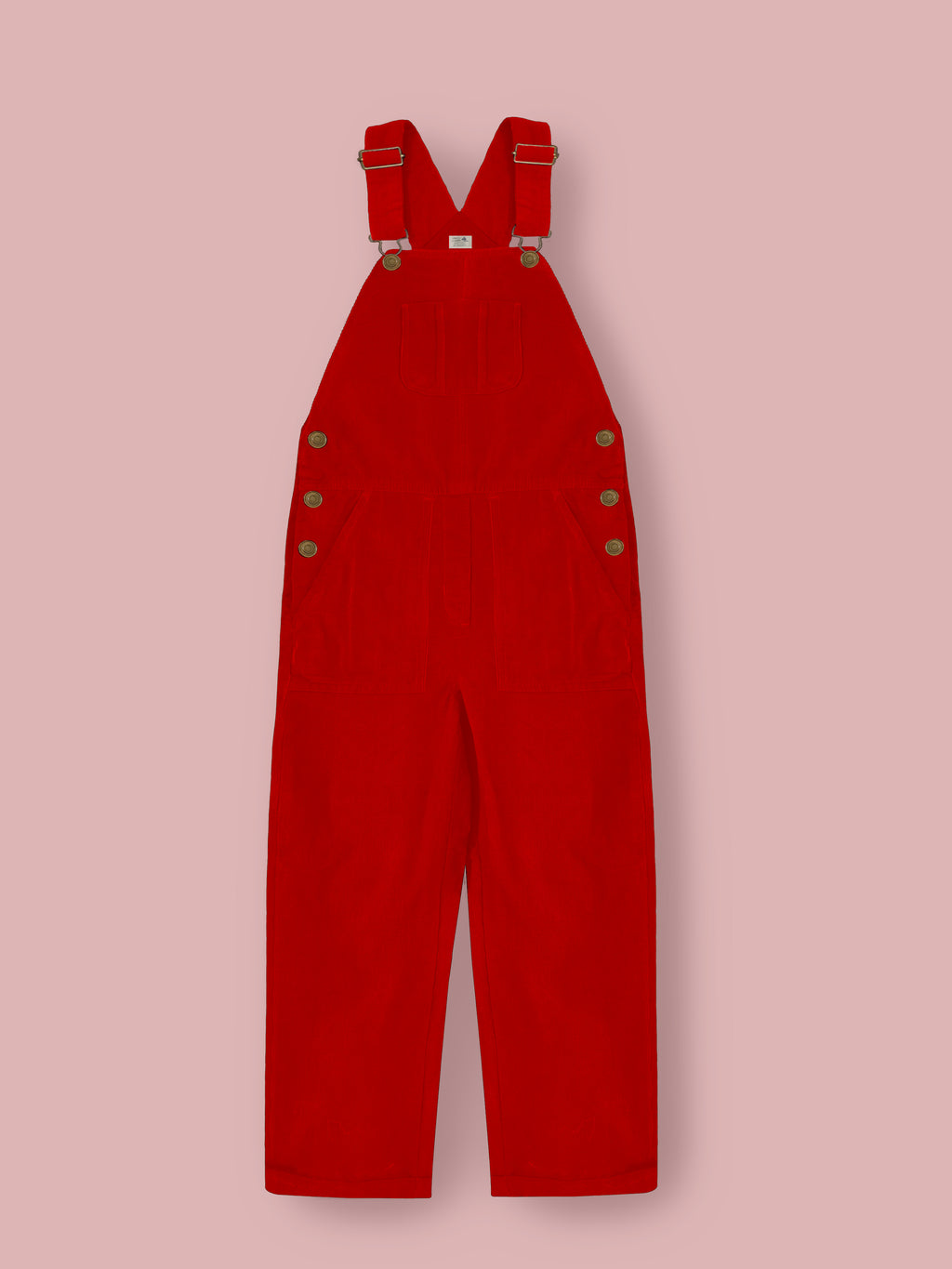 Girls Peach Cotton Dungaree – Classic Summer Fit