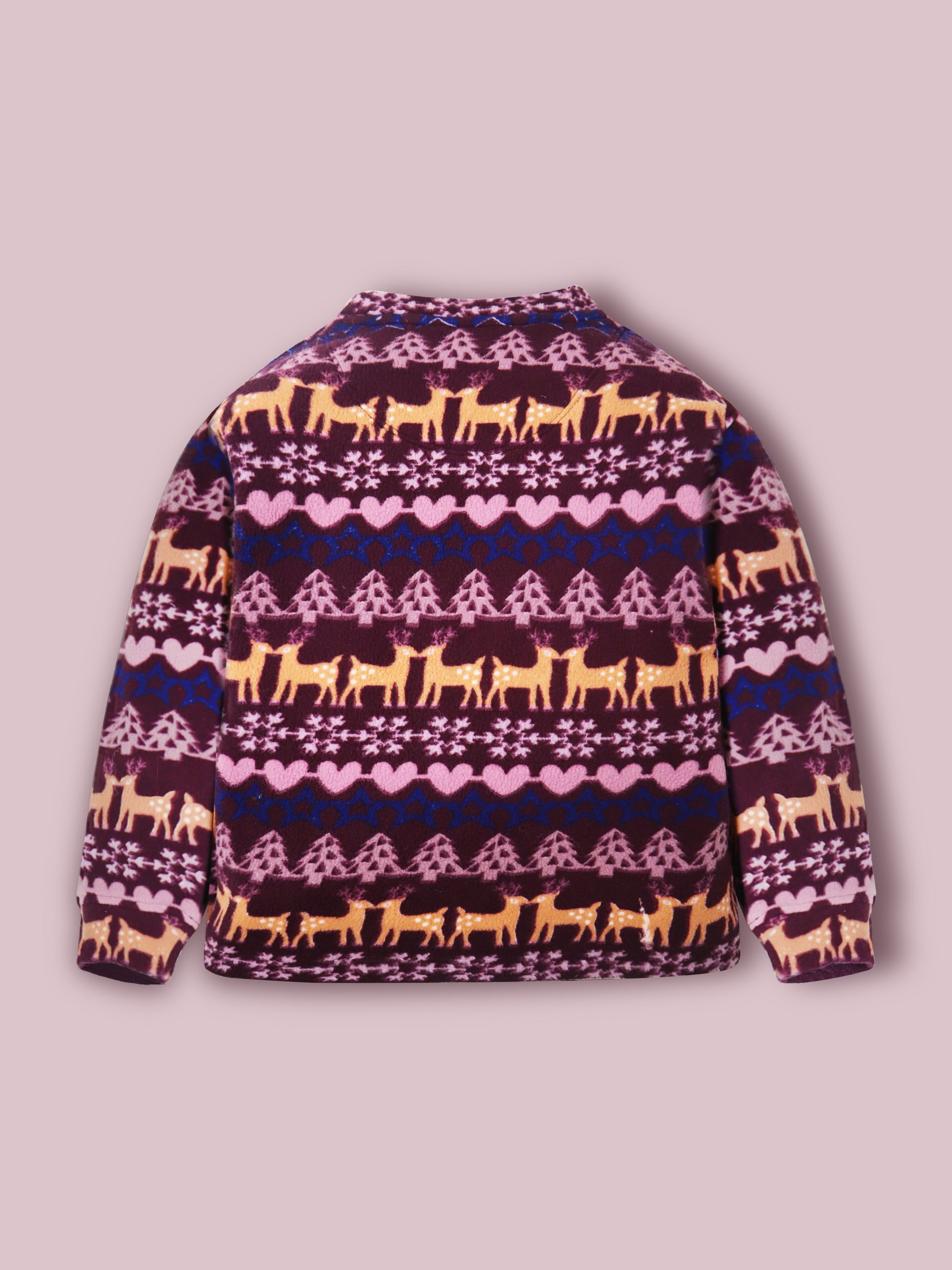 Cherry Crumble Multicolor Winter Wonder Nightsuit