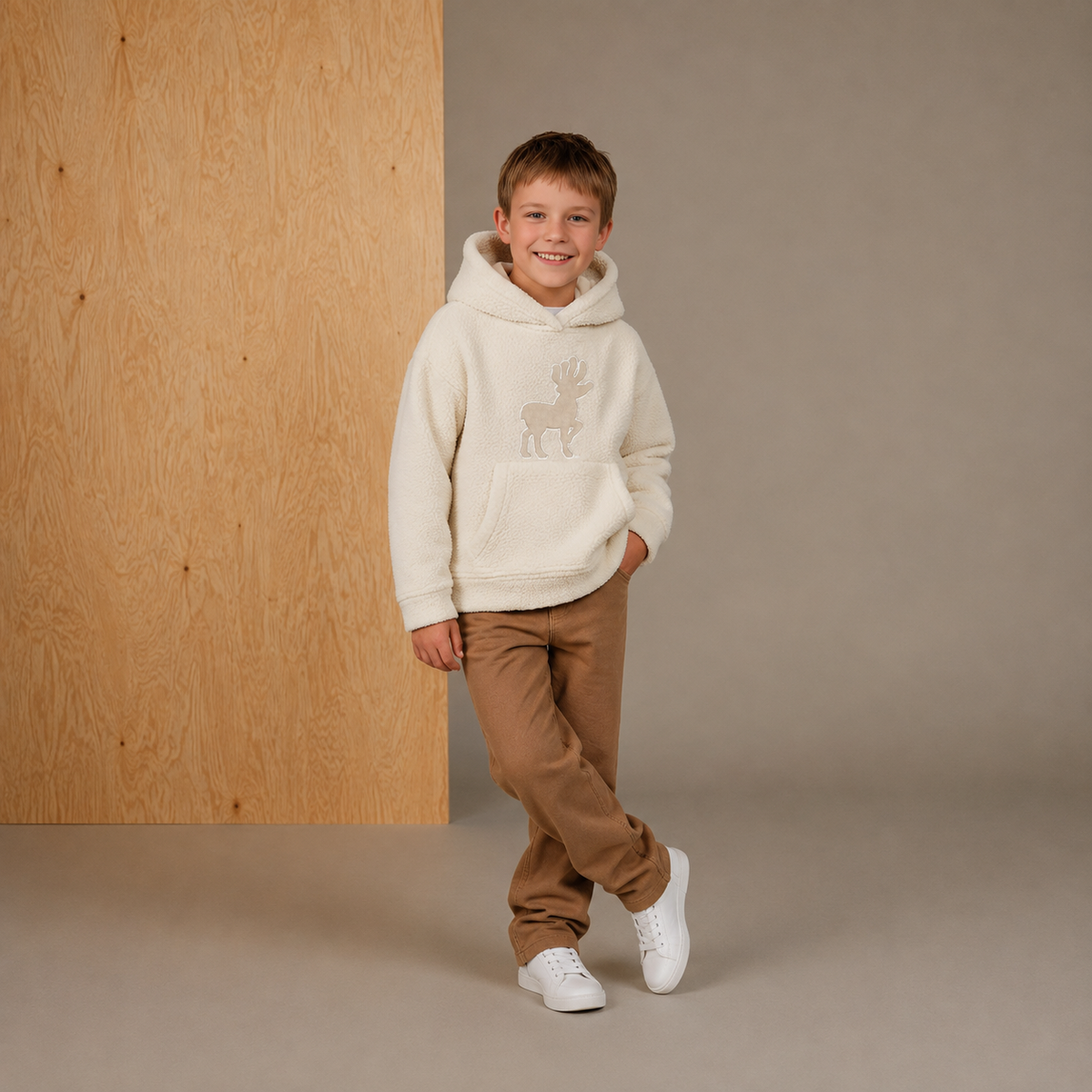 Classic Beige Hoodie