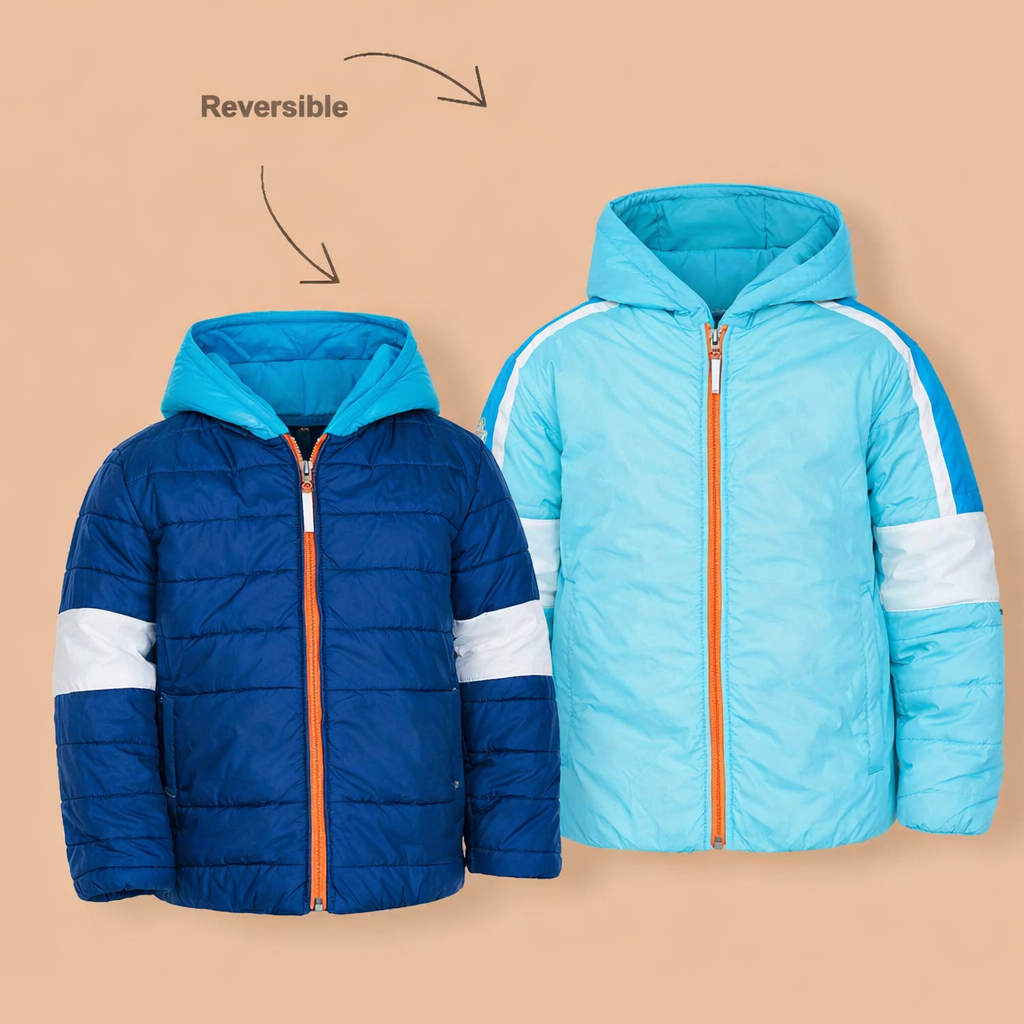 Frosty Joyful Blue Refined Reversible Jacket