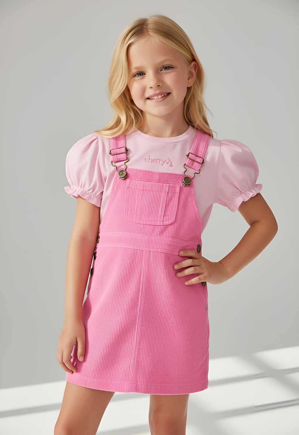 Pretty Pink Striped Summer Dress