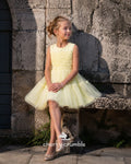 Yellow Solid Playful Smart Dress