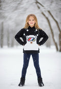 Black Charm Fleece Hoodie