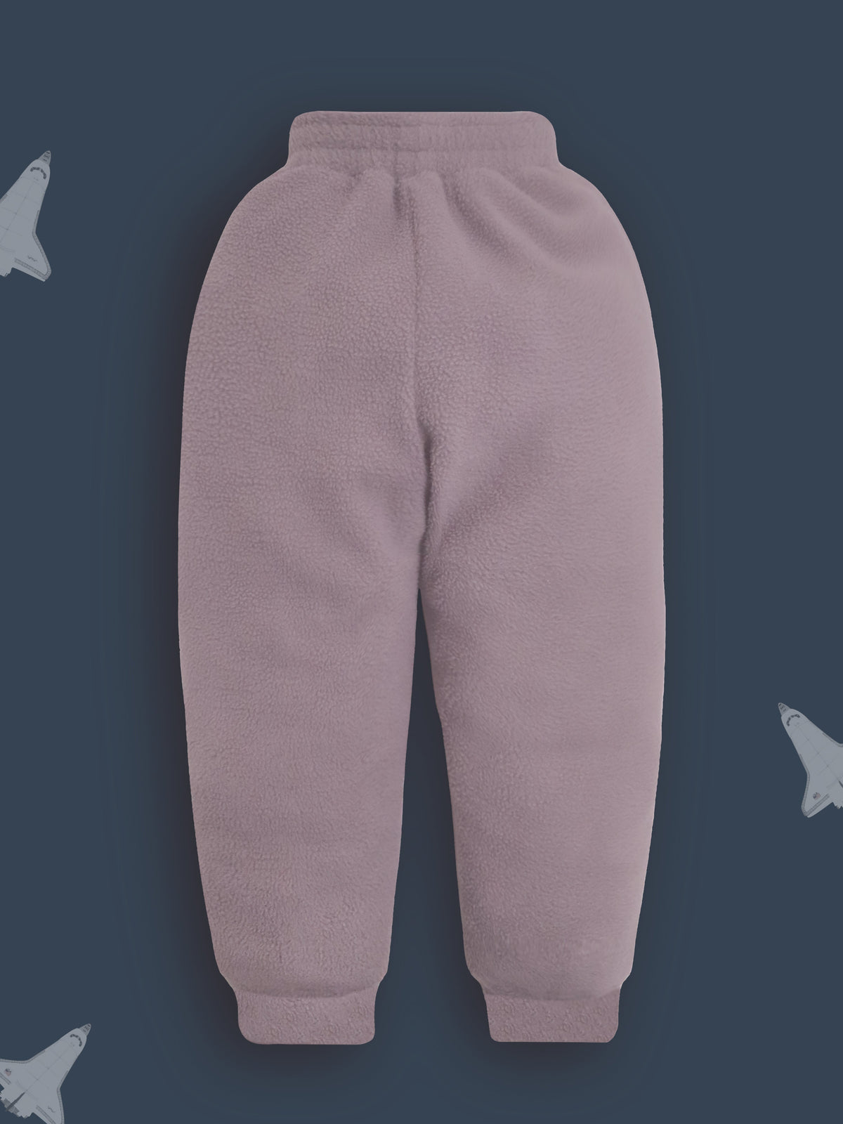 Cherry Crumble Grey Solid Applique Lovely Graceful Winter Nightsuit