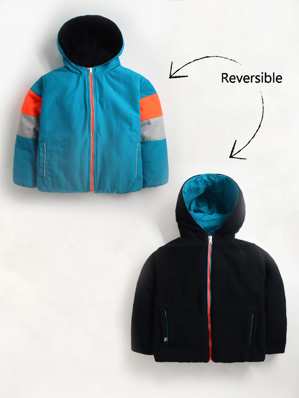 Cherry Crumble Multicolor Cheery-Elegant Reversible Jacket