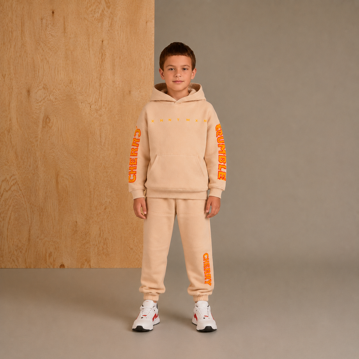 Bloom Sweetie Beige Grand Sweatshirt Set