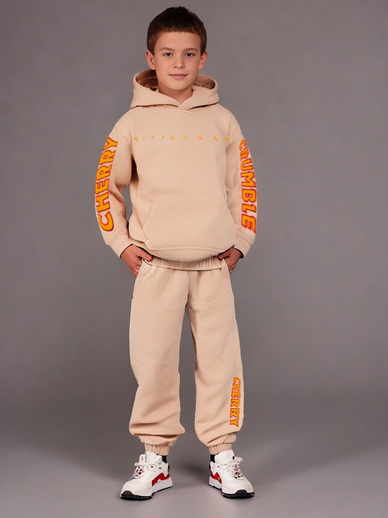 Cherry Crumble Holiday Bloom Sweetie Beige Grand Sweatshirt Set