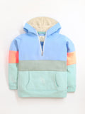 Cherry Crumble Multicolor Colorblock Winter Sweatshirt