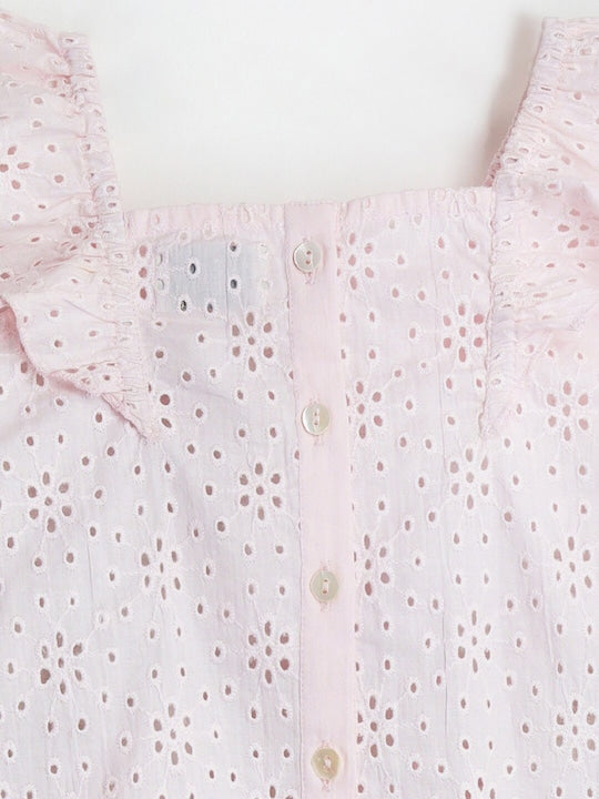 Cherry Crumble Pink Cute Smart Summer Top