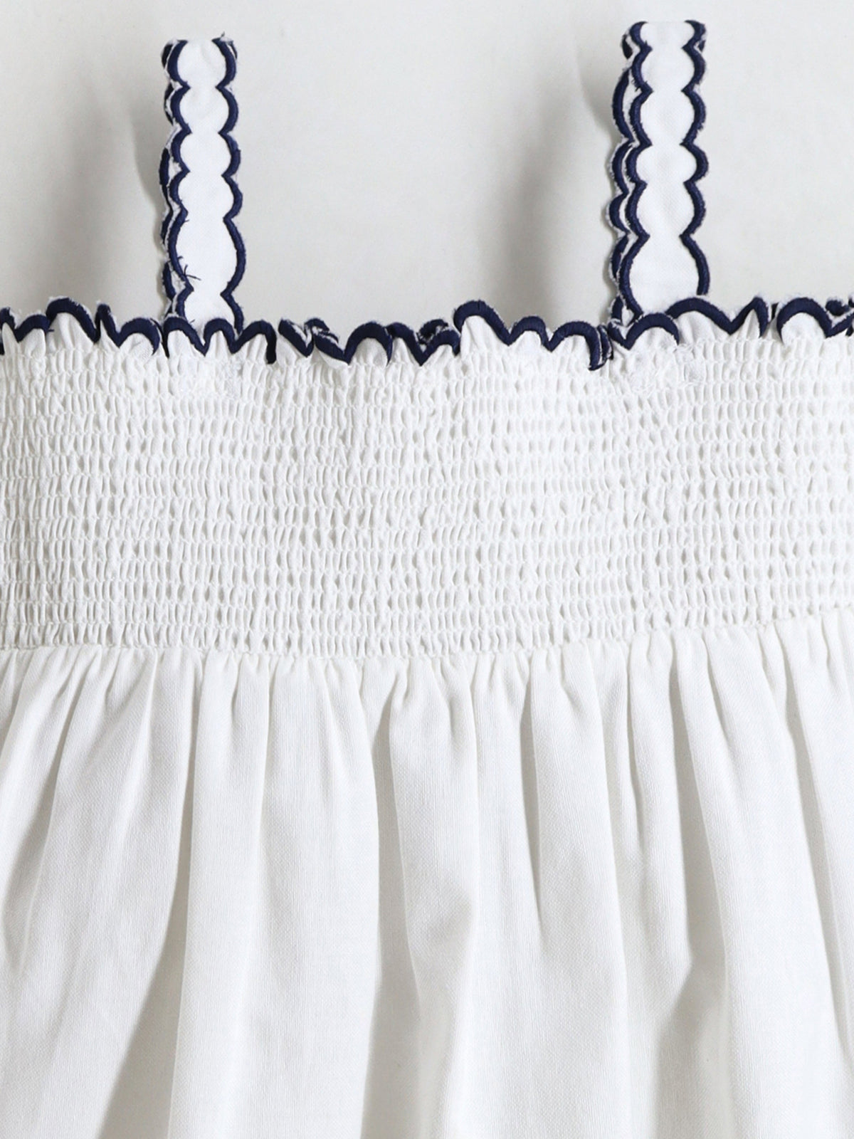 Cherry Crumble White Solid Trendy Stylish Top