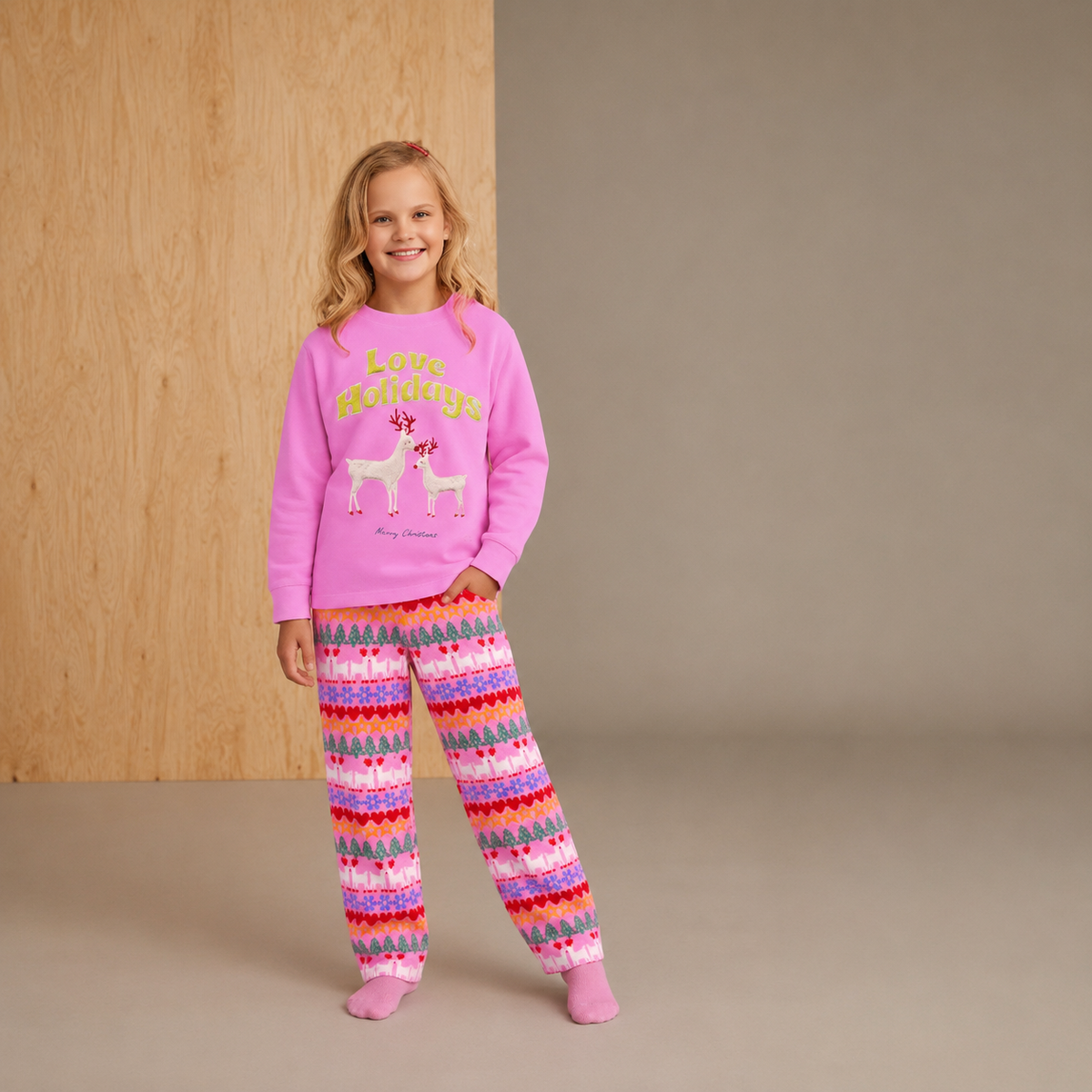 Winter Brights Multi Magic Printed Nightsuit