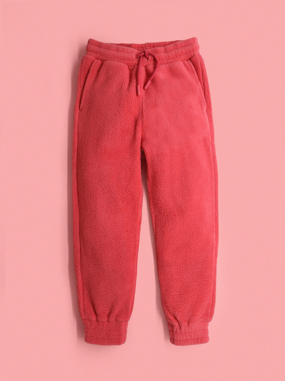 Cherry Crumble Solid Applique Snug Smart Nightsuit