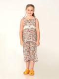 Cherry Crumble Multicolor Floral Printed Sweet Graceful Nightsuit