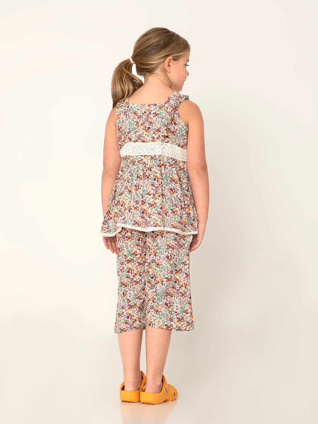 Cherry Crumble Multicolor Floral Printed Sweet Graceful Nightsuit
