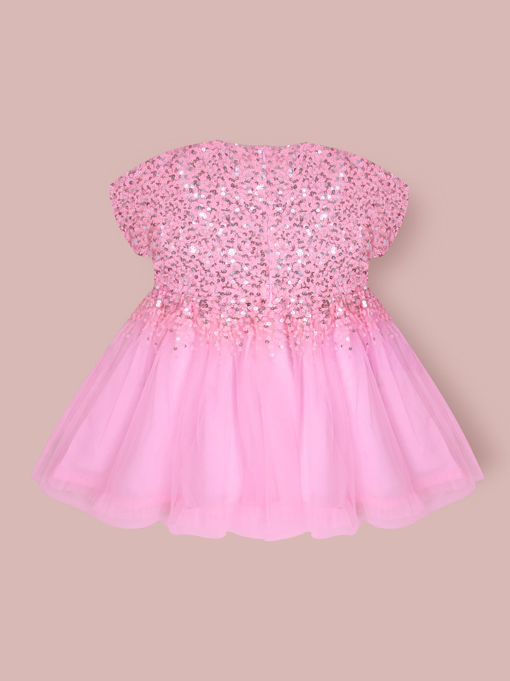 Cherry Crumble Pink Solid Playful Smart Dress