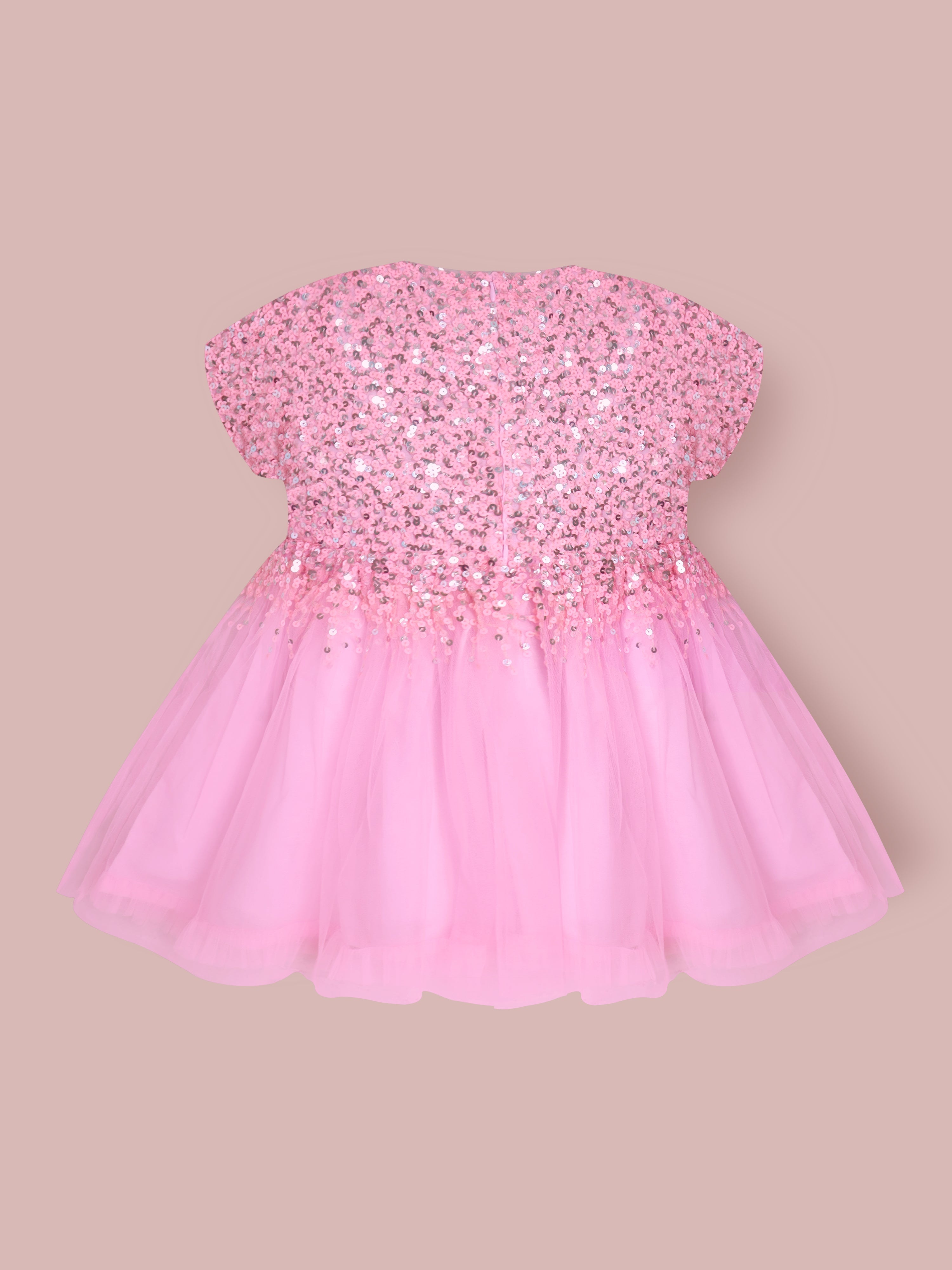Cherry Crumble Pink Solid Playful Smart Dress