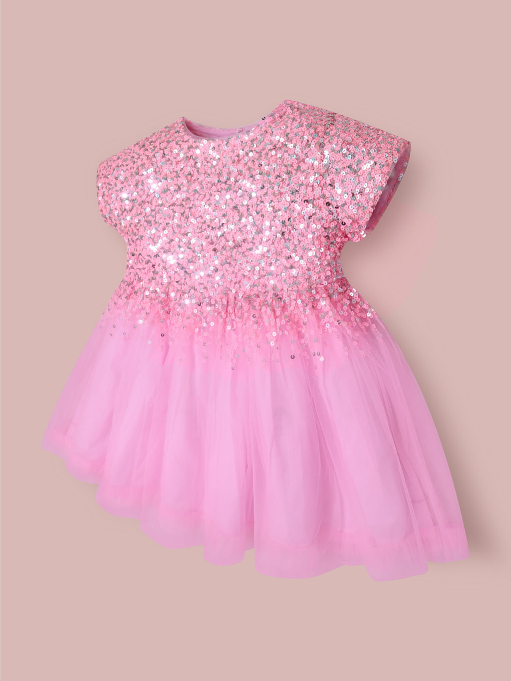Cherry Crumble Pink Solid Playful Smart Dress