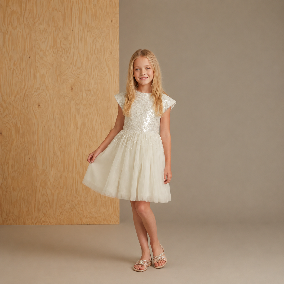 Starlight Off White Dress