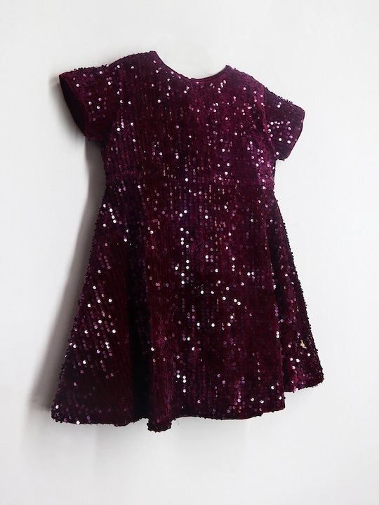 Cherry Crumble Solid Playful Classic Summer Dress