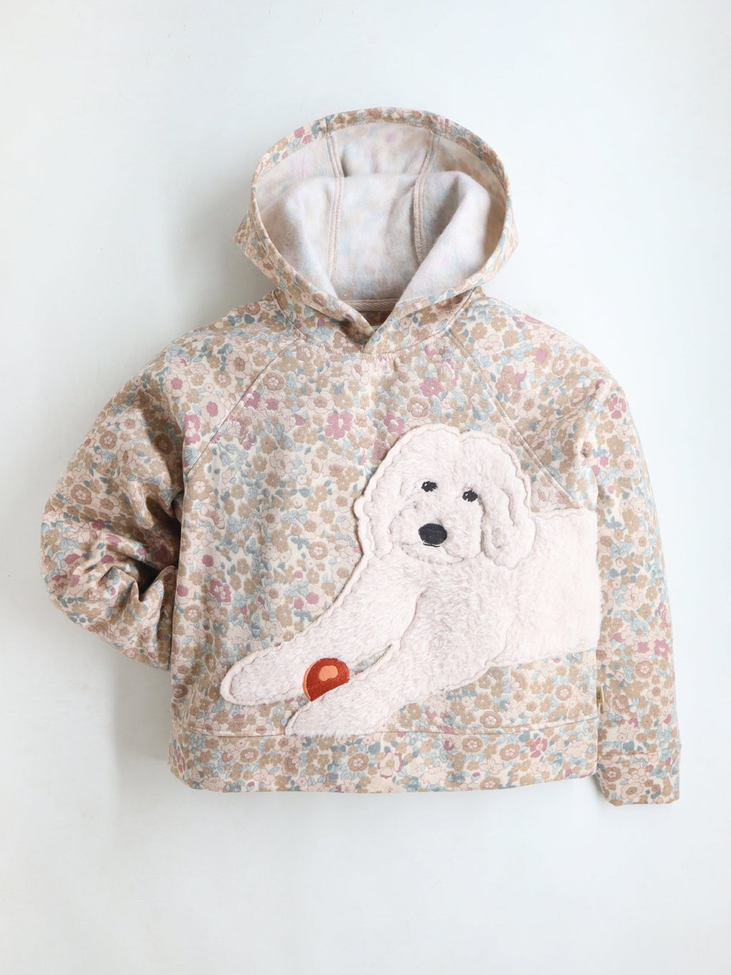 Cherry Crumble Multicolor Printed Applique Cute Smart Sweatshirt