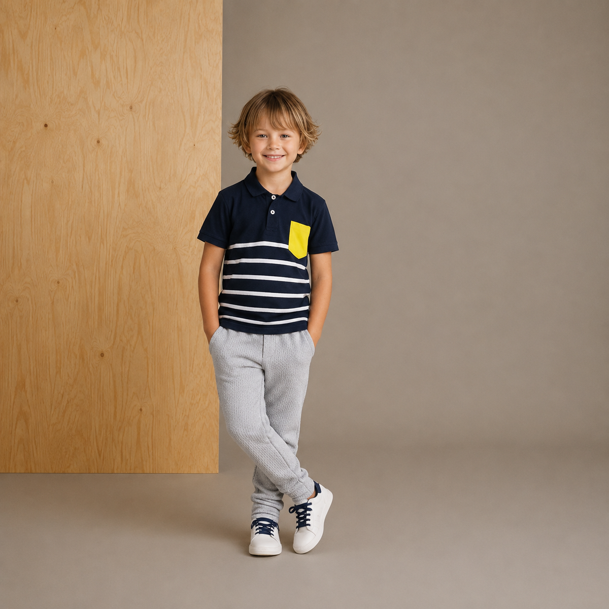 Multicolor Cut & Sew Breezy-Trendy Summer T-Shirt