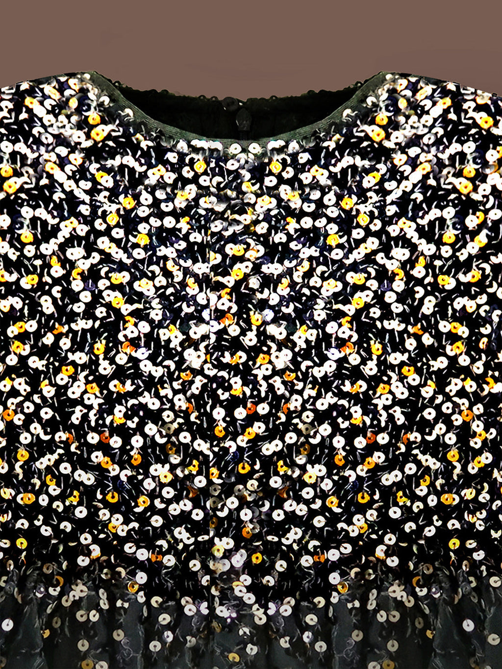 Cherry Crumble Holiday Glow Sparky Black Gleaming Dress