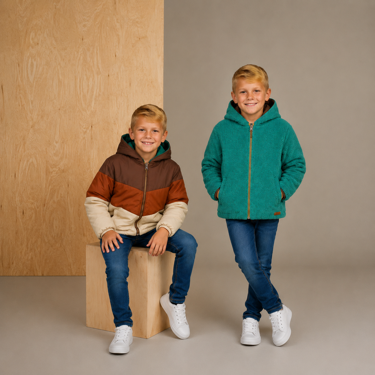 Multicolor Cheery-Chic Reversible Jacket