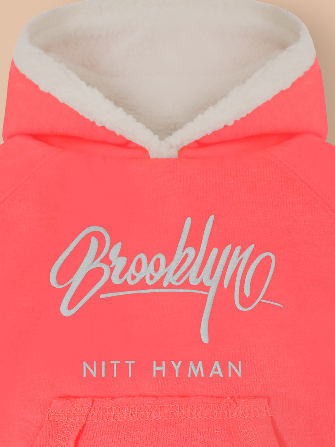 Coral Pop Hoodie