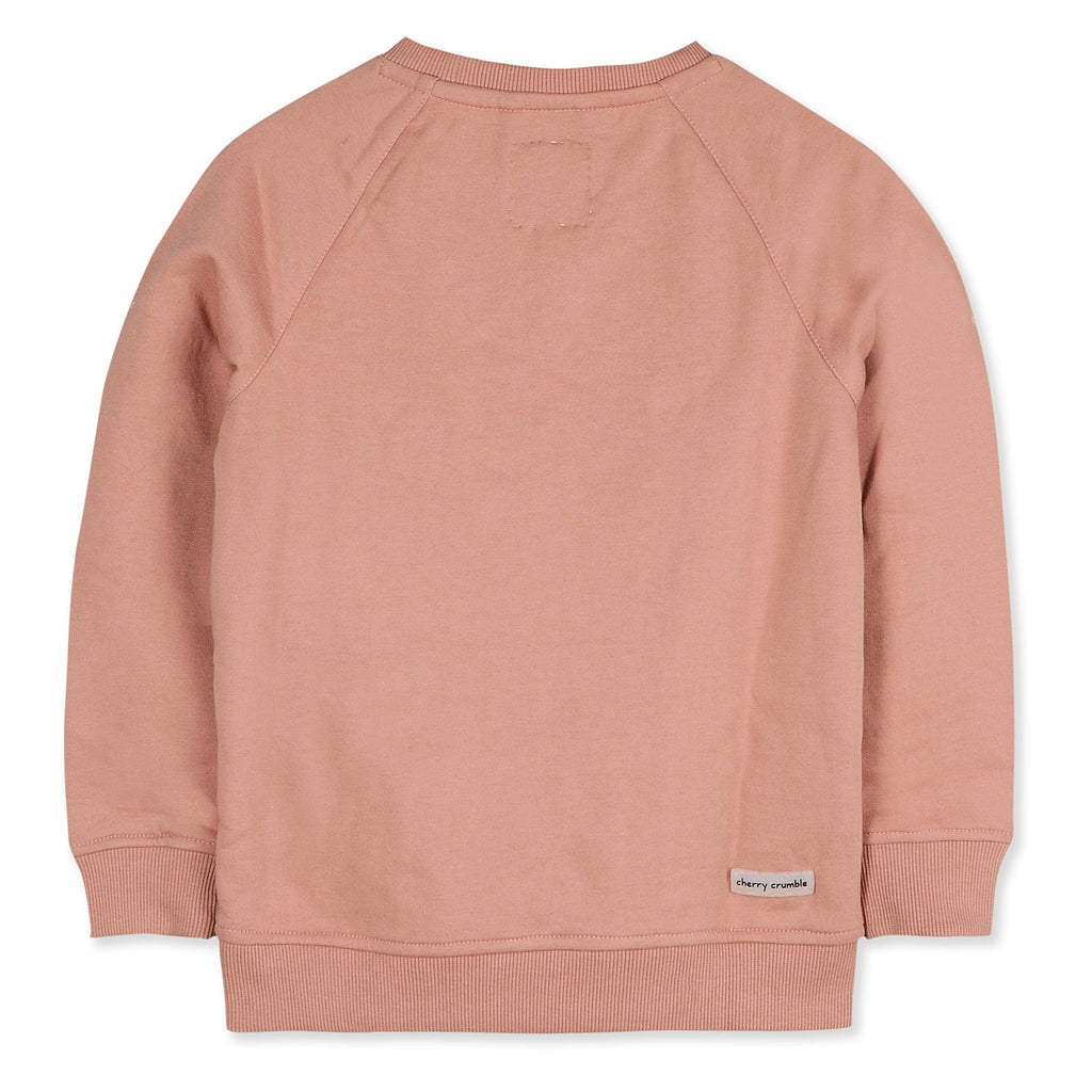 Cherry Crumble Baby Pink Xmas Cozy Sweatshirt