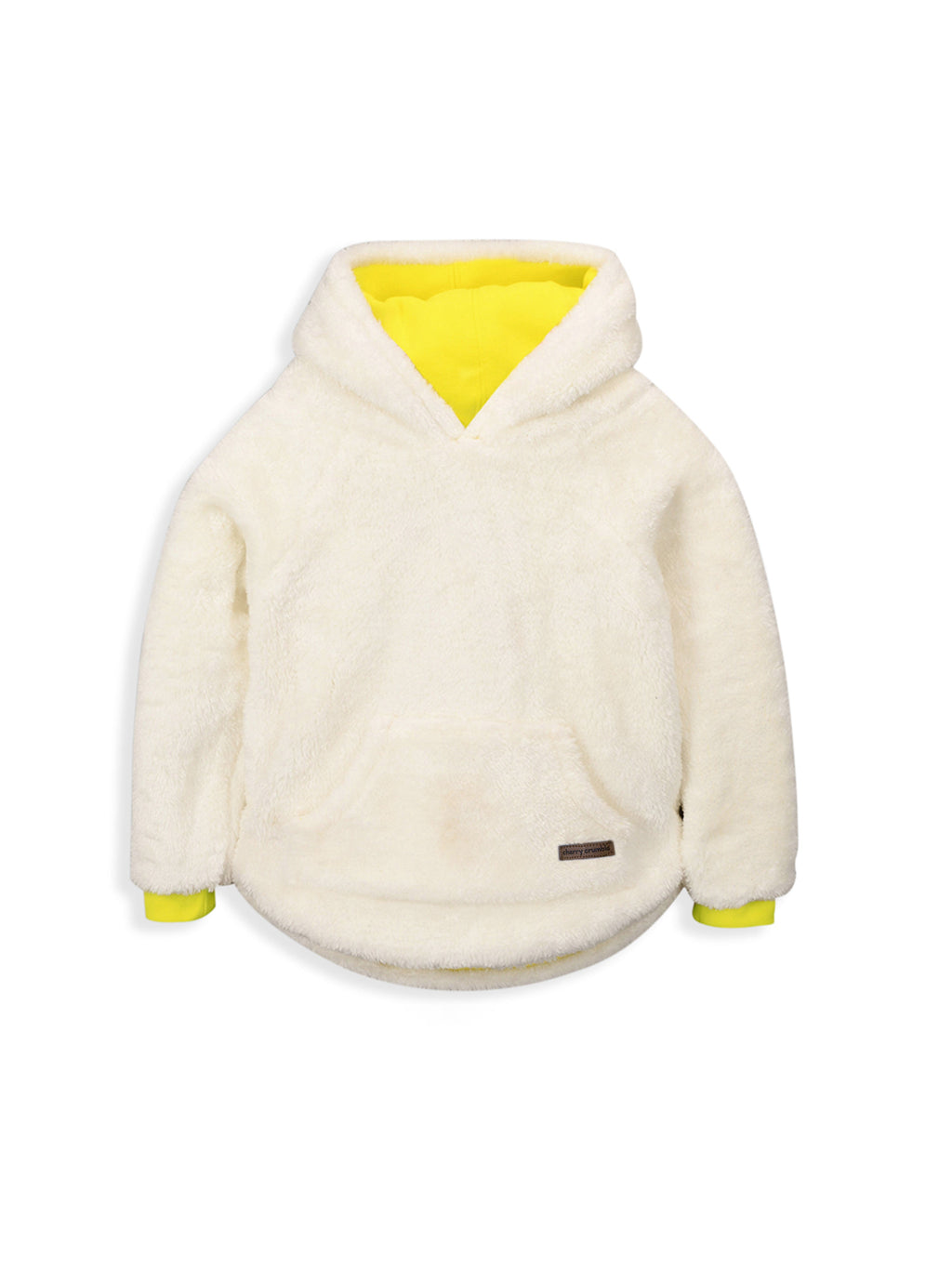 Luxe Yellow Fleece Hoodie