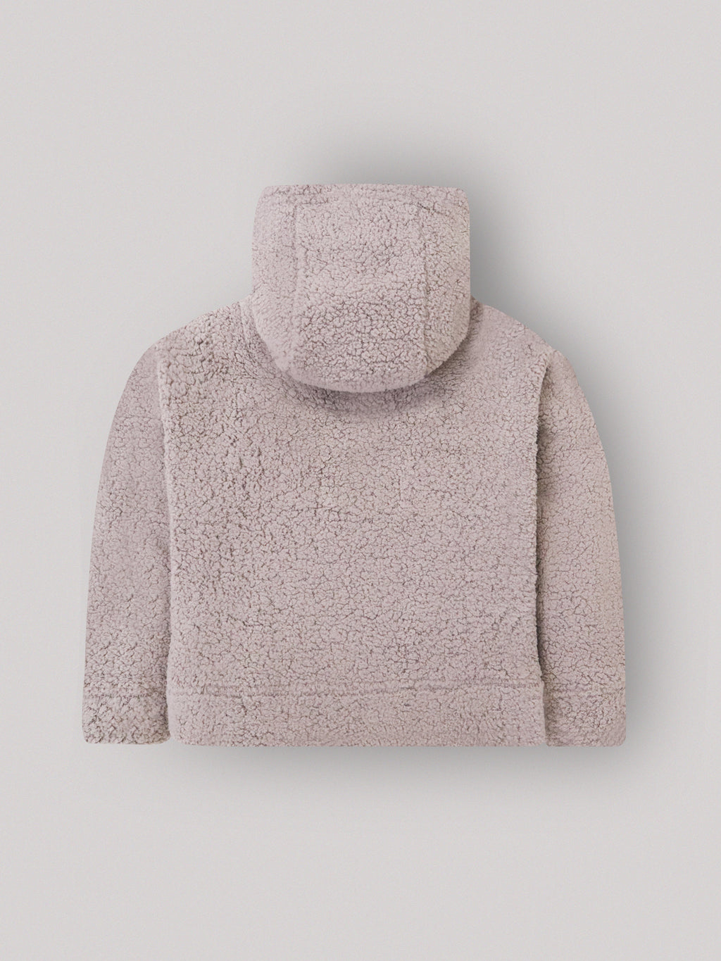 Cherry Crumble Beige Solid Applique Snug Stylish Hoodie