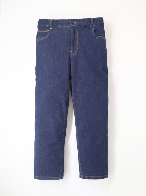 Cherry Crumble Blue Denim Denim Casual Wear Easy Fit Summer Jeans For Boys And Girls