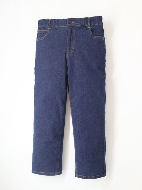 Cherry Crumble Blue Denim Denim Casual Wear Easy Fit Summer Jeans For Boys And Girls