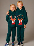 Cherry Crumble Comfy Dark Green Nightsuit