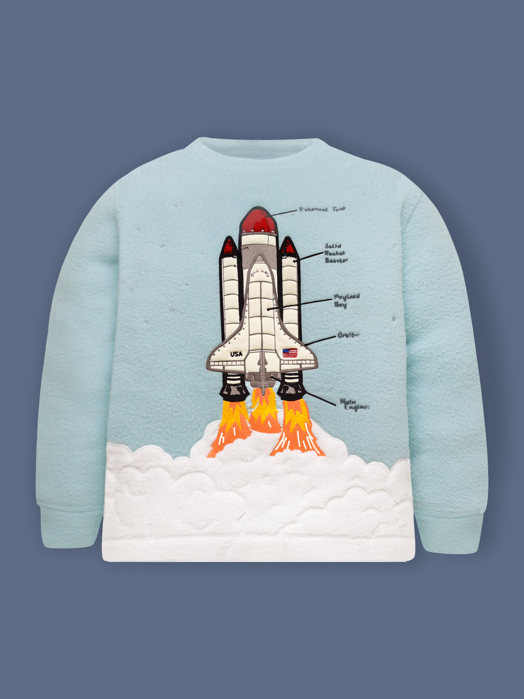 Cherry Crumble Spring Spark Cozy Blue Posh Nightsuit