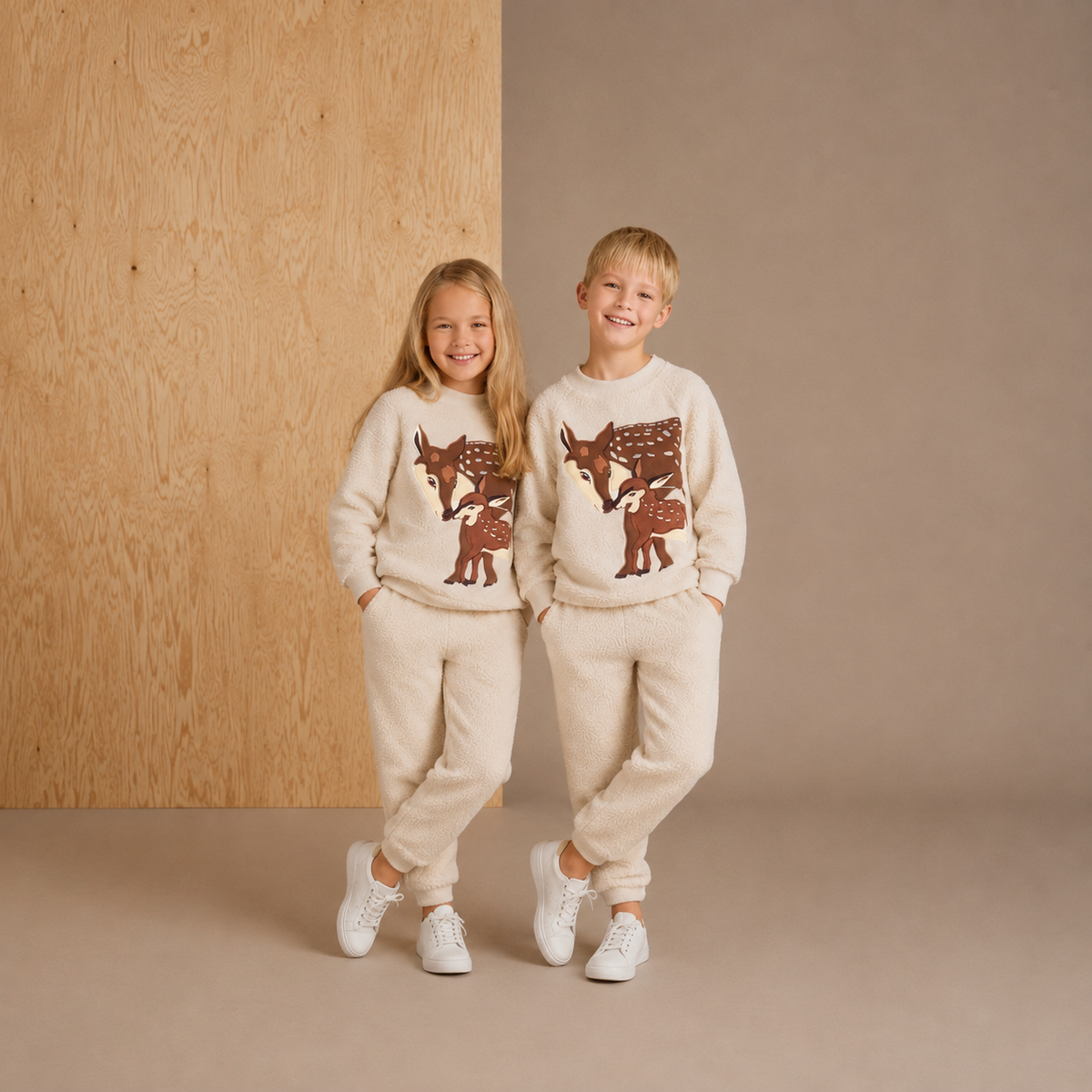 Beige Warm & Snug Nightsuit