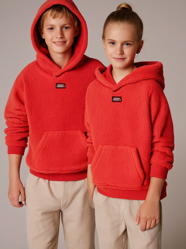 Cherry Crumble Holiday Spark Sweetie Red Opulent Sweatshirt