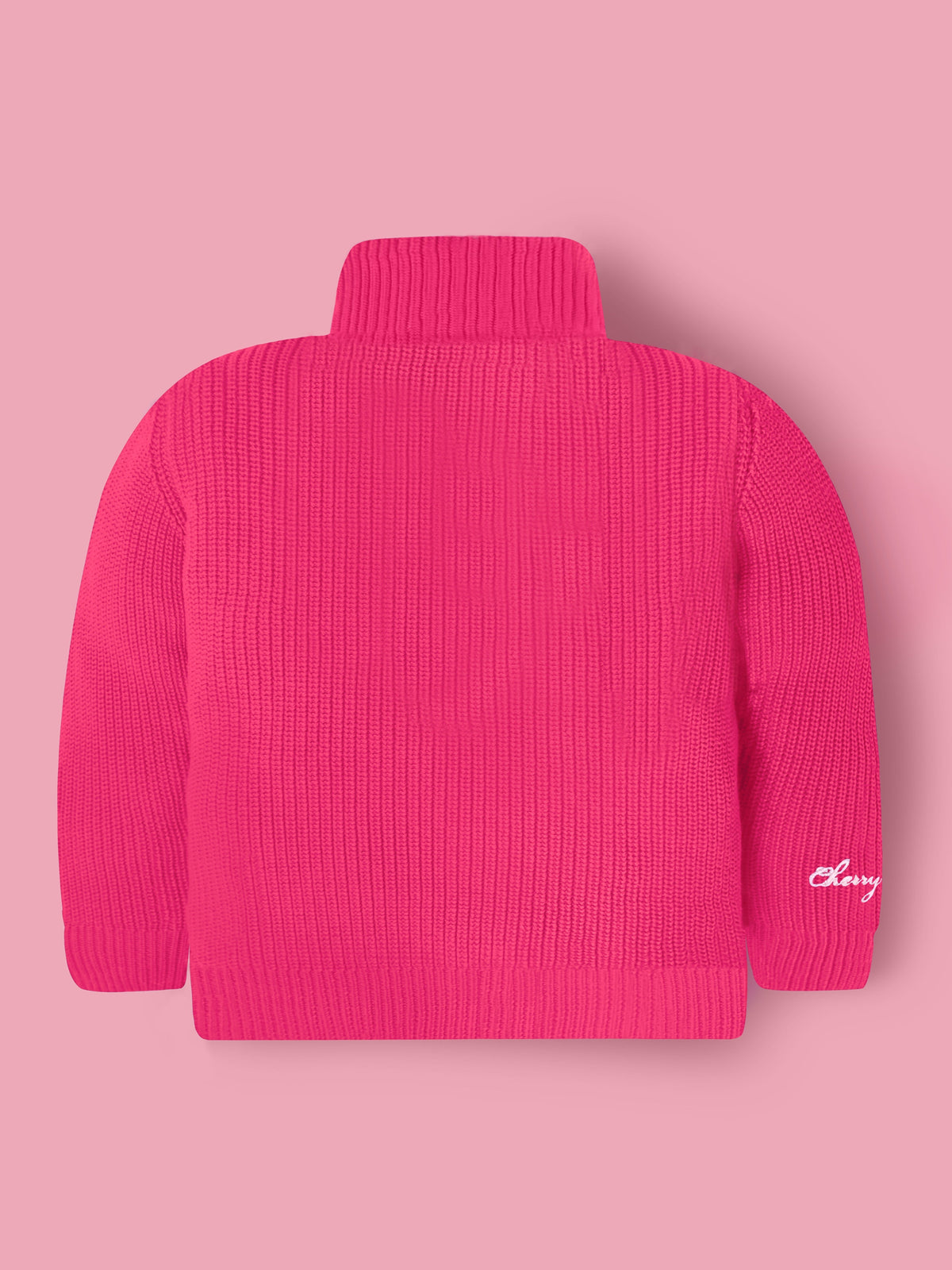 Cherry Crumble Winter Glow Lively Pink Chic Sweater