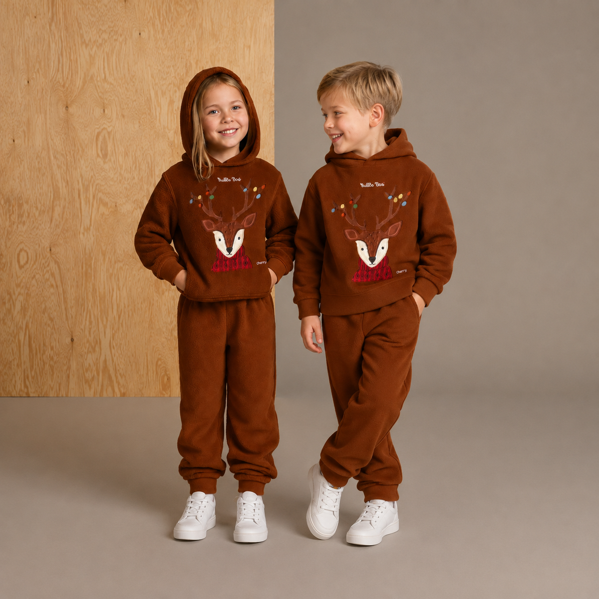 Brown Frosty Sweetie Pristine Sweatshirt Set