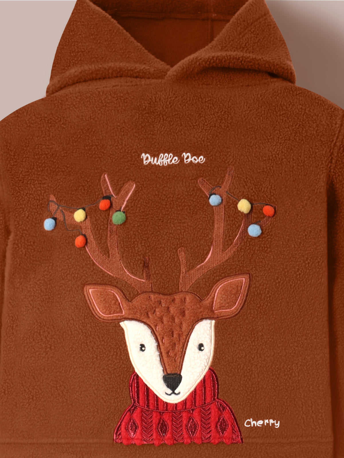 Cherry Crumble Brown Frosty Sweetie Pristine Sweatshirt Set