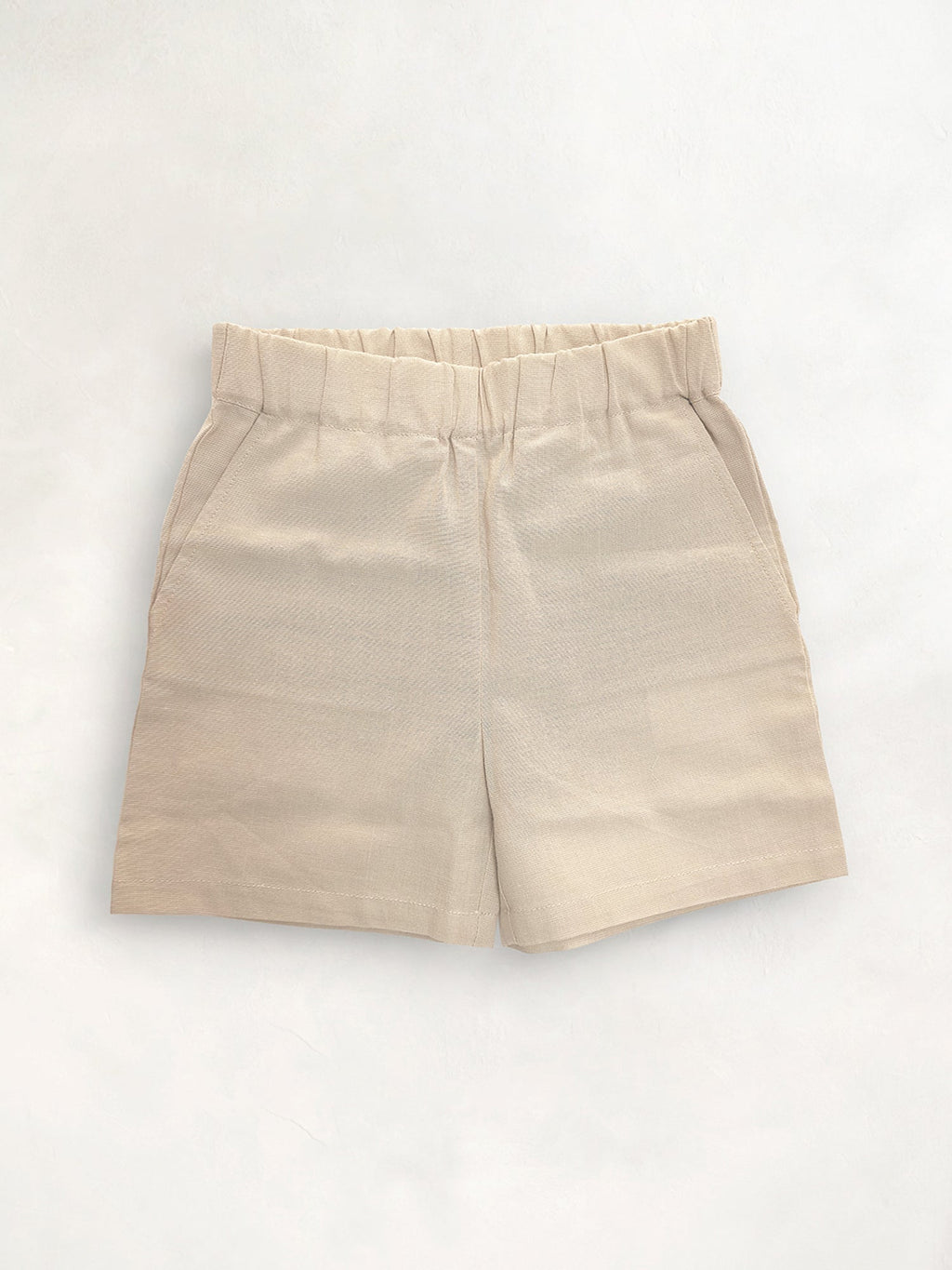 Cherry Crumble Beige Solid Playful Smart Top
