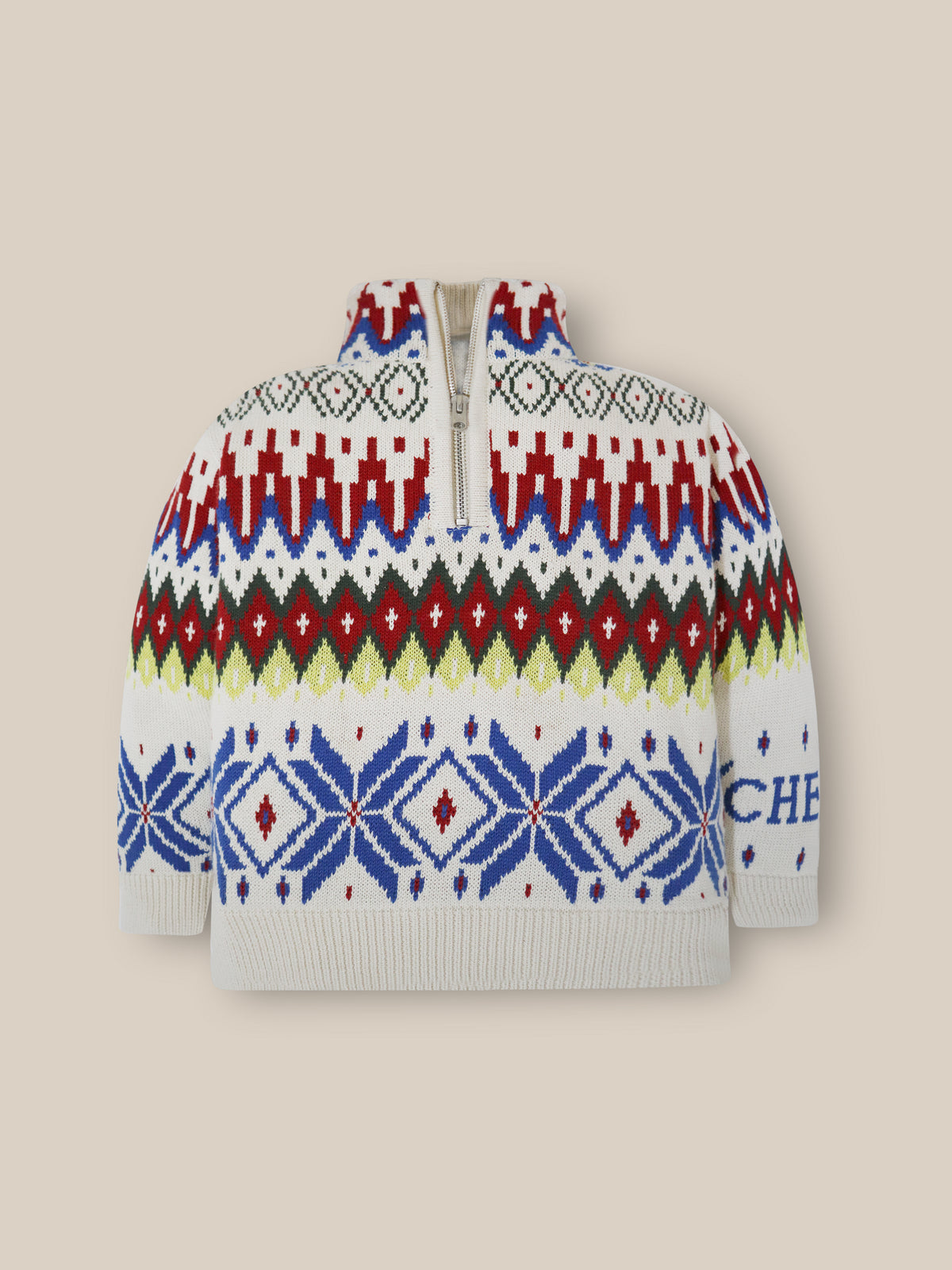 Multicolor Self-designed Sweater