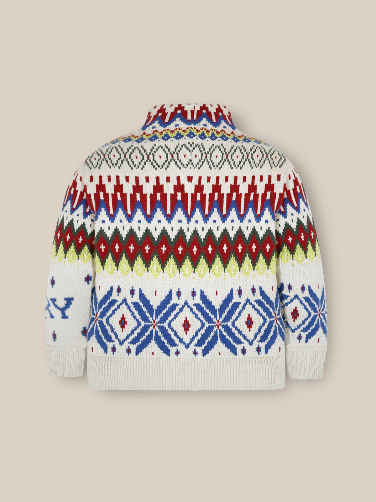Multicolor Self-designed Sweater